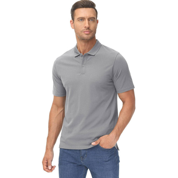 Men's Cooling Summer Casual Pique Polo T-shirts - Men's Polo Shirts