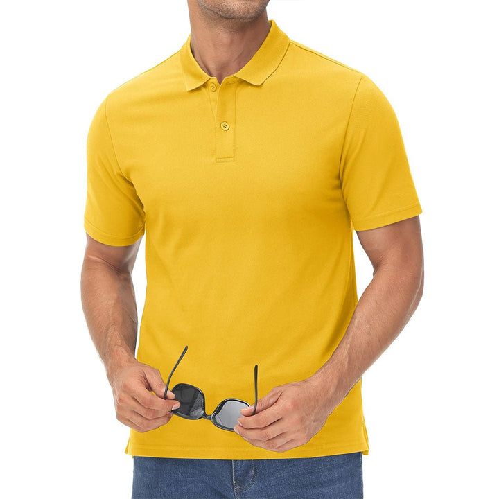 Men's Cooling Summer Casual Pique Polo T-shirts - Men's Polo Shirts