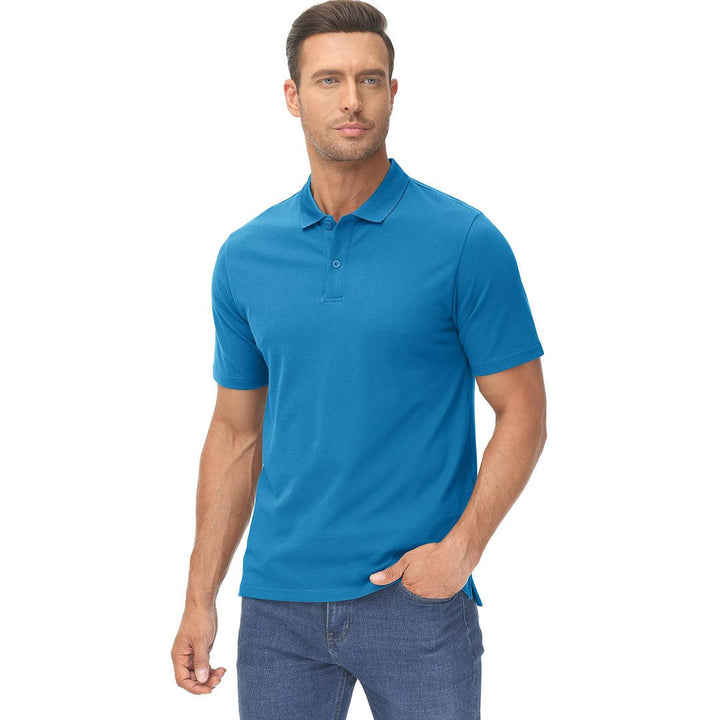 Men's Cooling Summer Casual Pique Polo T-shirts - Men's Polo Shirts