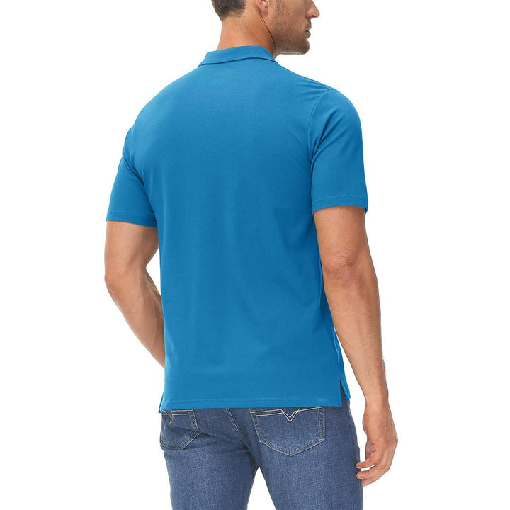 Men's Cooling Summer Casual Pique Polo T-shirts - Men's Polo Shirts