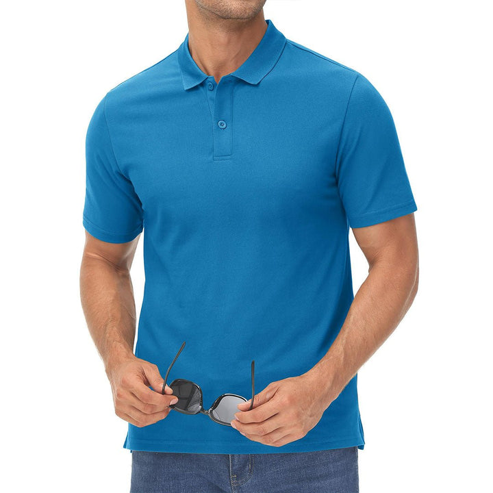 Men's Cooling Summer Casual Pique Polo T-shirts - Men's Polo Shirts