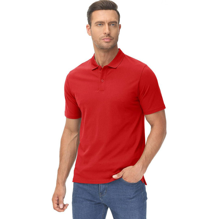 Men's Cooling Summer Casual Pique Polo T-shirts - Men's Polo Shirts