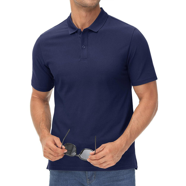 Men's Cooling Summer Casual Pique Polo T-shirts - Men's Polo Shirts