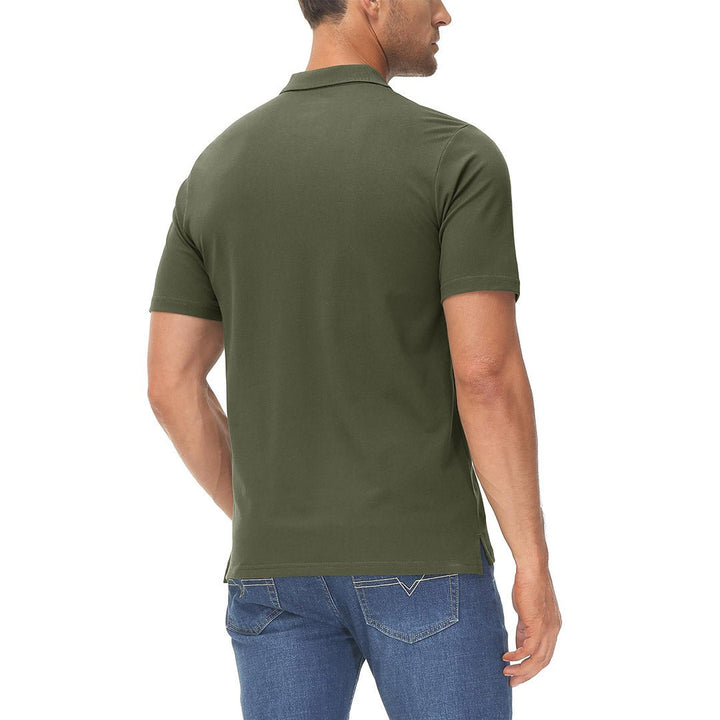 Men's Cooling Summer Casual Pique Polo T-shirts - Men's Polo Shirts