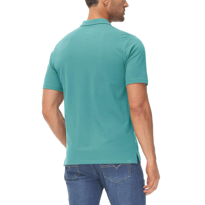 Men's Cooling Summer Casual Pique Polo T-shirts - Men's Polo Shirts