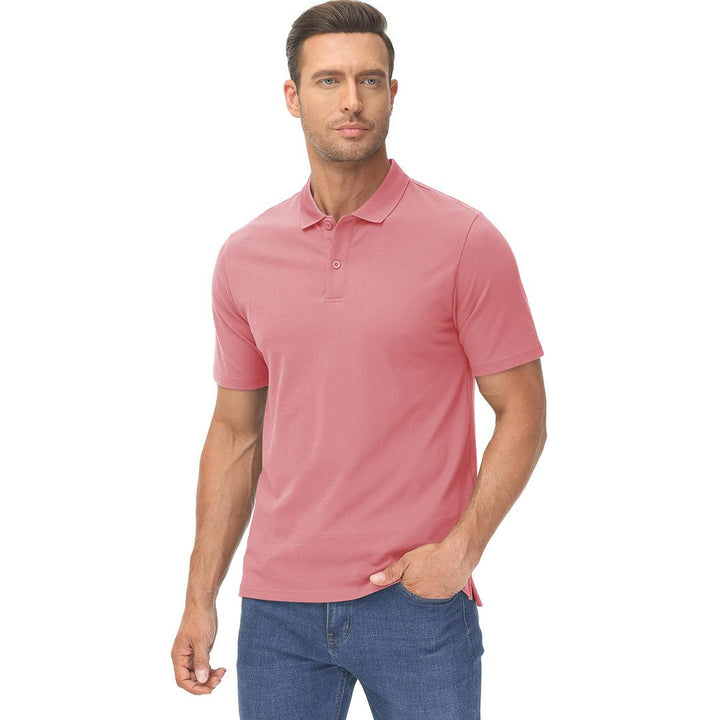 Men's Cooling Summer Casual Pique Polo T-shirts - Men's Polo Shirts