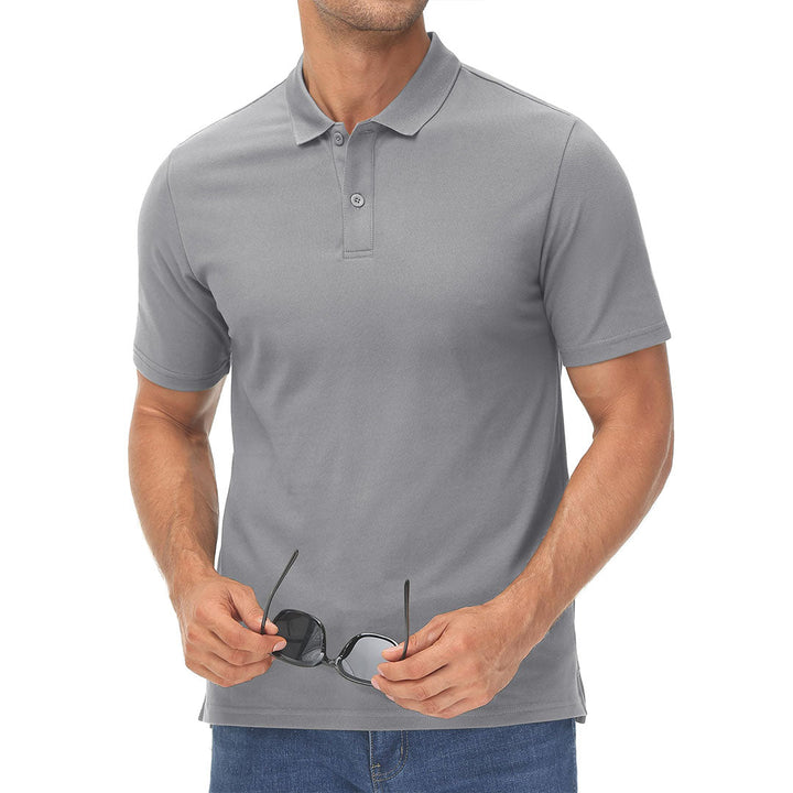 Men's Cooling Summer Casual Pique Polo T-shirts - Men's Polo Shirts