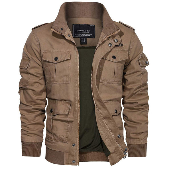 Men's Cotton Jackets Multi Pockets Warm Coats - Fall Winter 2022