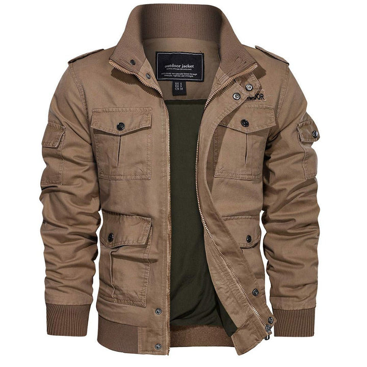 Men's Cotton Jackets Multi Pockets Warm Coats - Fall Winter 2022