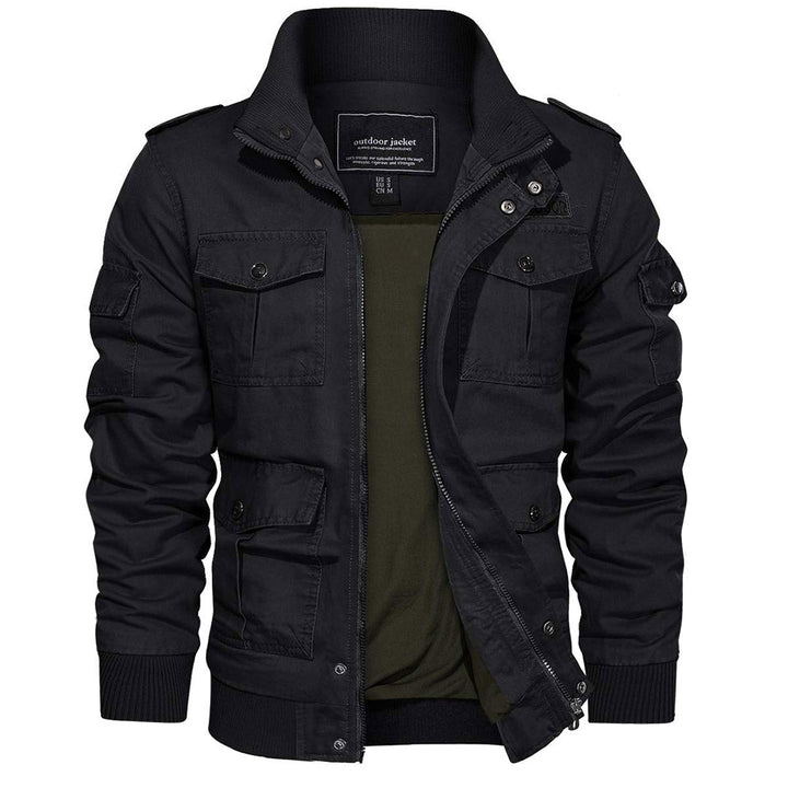 Men's Cotton Jackets Multi Pockets Warm Coats - Fall Winter 2022