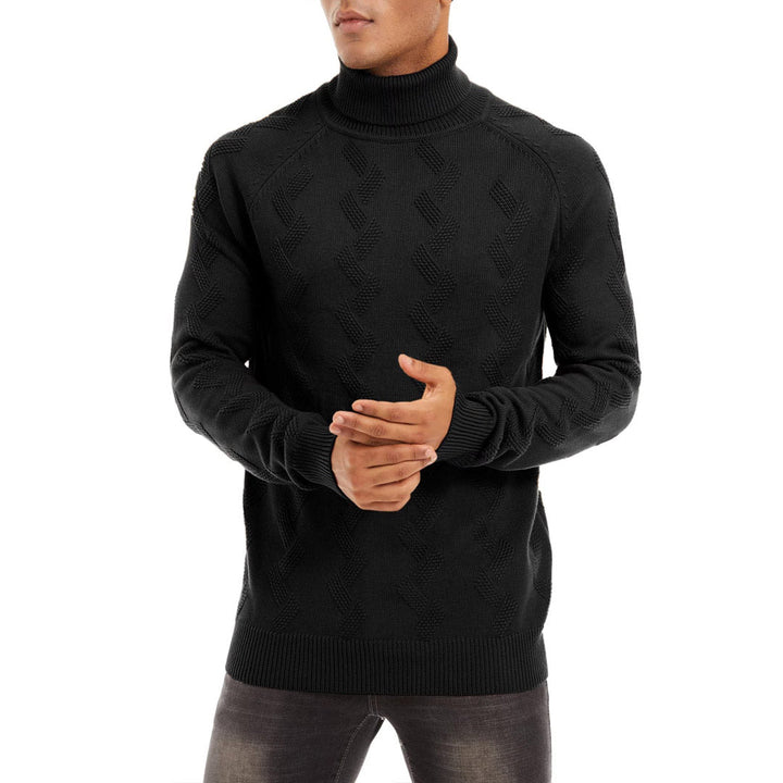 Men's Cotton Sweaters Long Sleeves Pullover Knitted Turtleneck - Fall Winter 2022