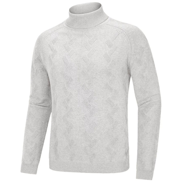 Men's Cotton Sweaters Long Sleeves Pullover Knitted Turtleneck - Fall Winter 2022