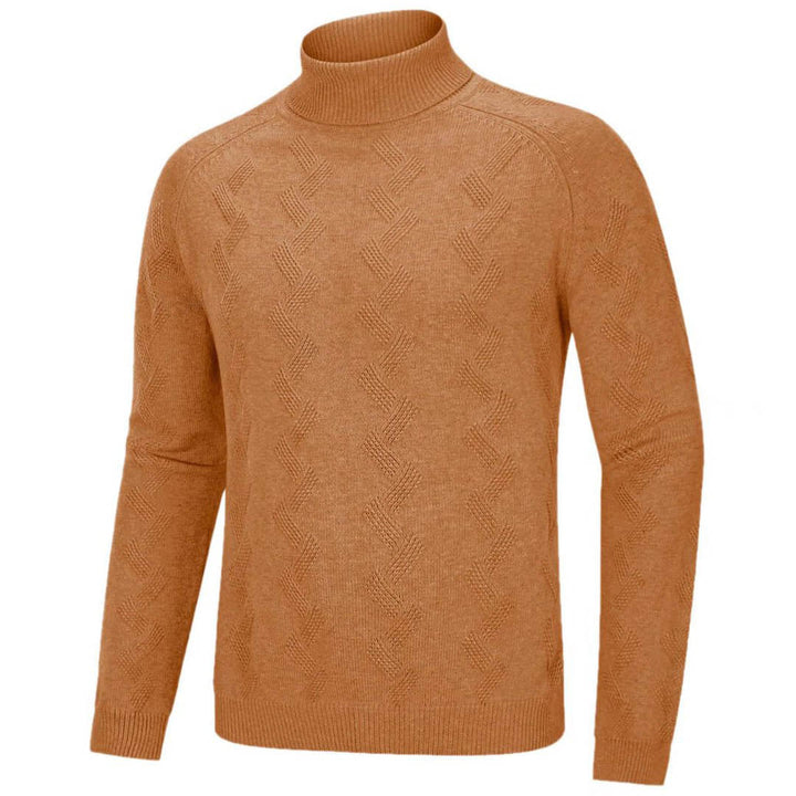 Men's Cotton Sweaters Long Sleeves Pullover Knitted Turtleneck - Fall Winter 2022