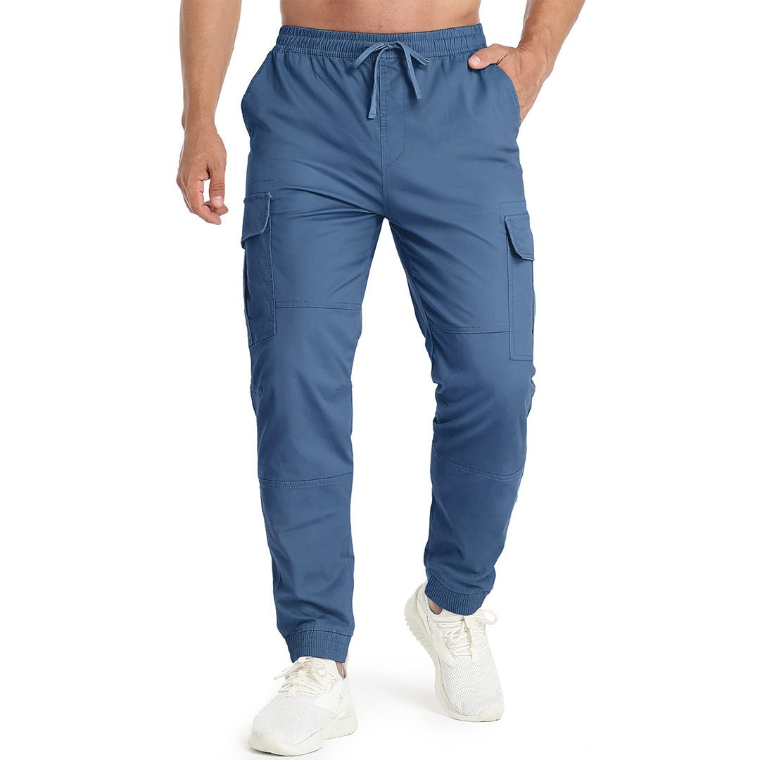 Men 6 Pockets Fleece Warm Cargo Pants Work Casual Winter Pants Military  Trousers | eBay
