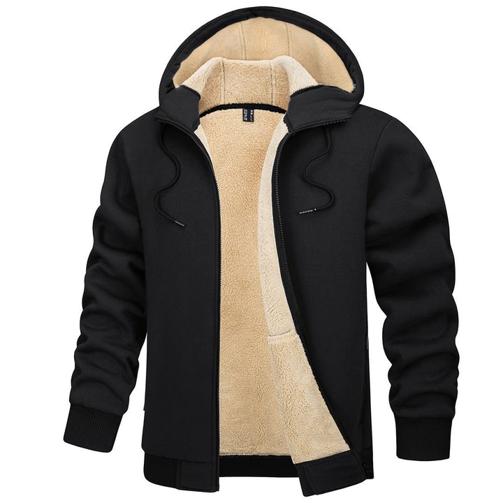 Men's Fleece Hoodie Jacket Windproof Winter Coats -