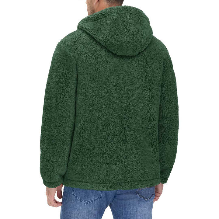 Men's Fleece Hoodies Sherpa Jackets Winter Thermal Coats - Men's Coats