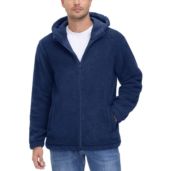 Men's Fleece Hoodies Sherpa Jackets Winter Thermal Coats - Men's Coats