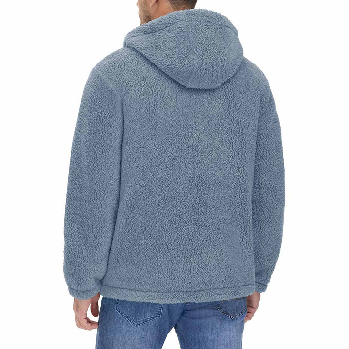 Men's Fleece Hoodies Sherpa Jackets Winter Thermal Coats - Men's Coats