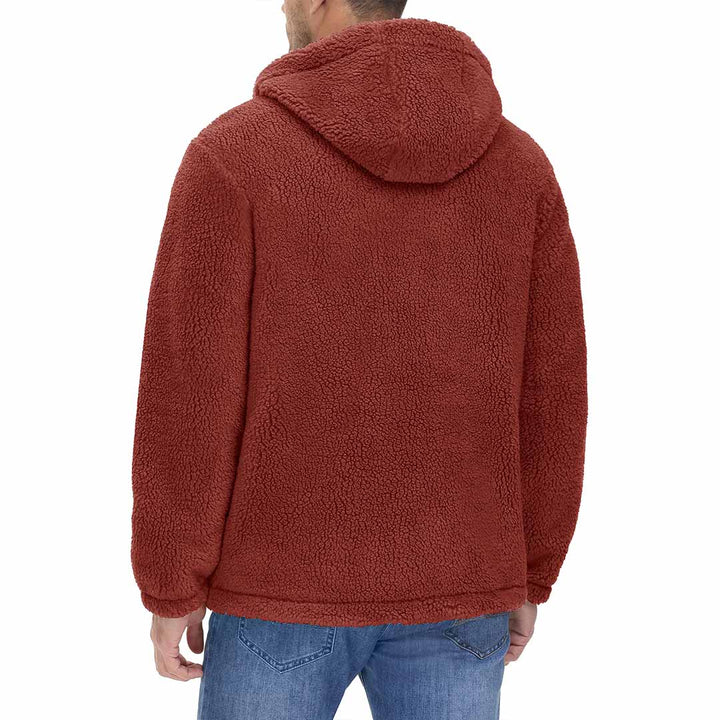 Men's Fleece Hoodies Sherpa Jackets Winter Thermal Coats - Men's Coats