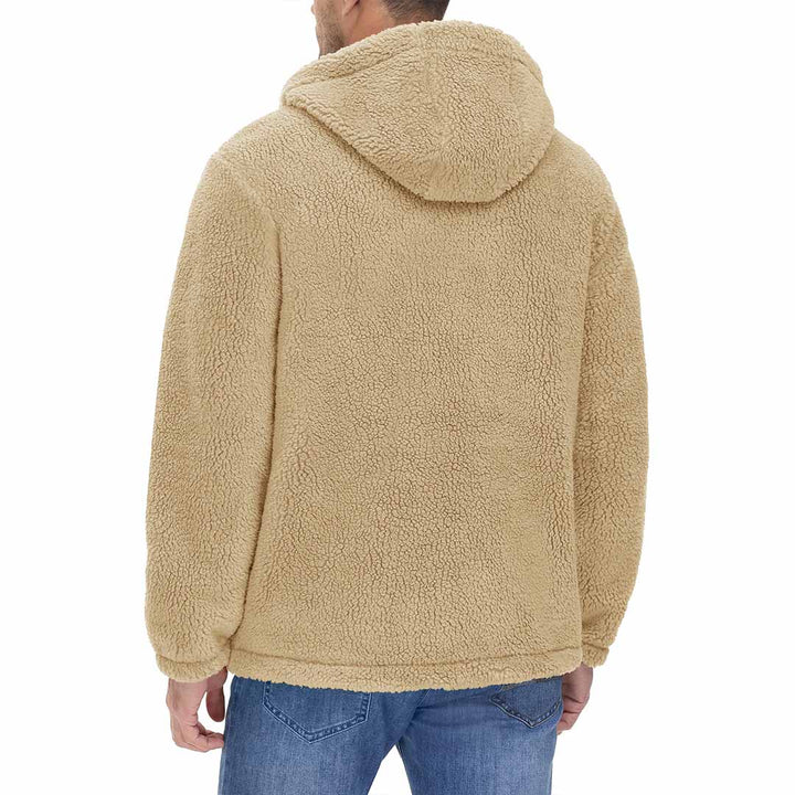 Men's Fleece Hoodies Sherpa Jackets Winter Thermal Coats - Men's Coats