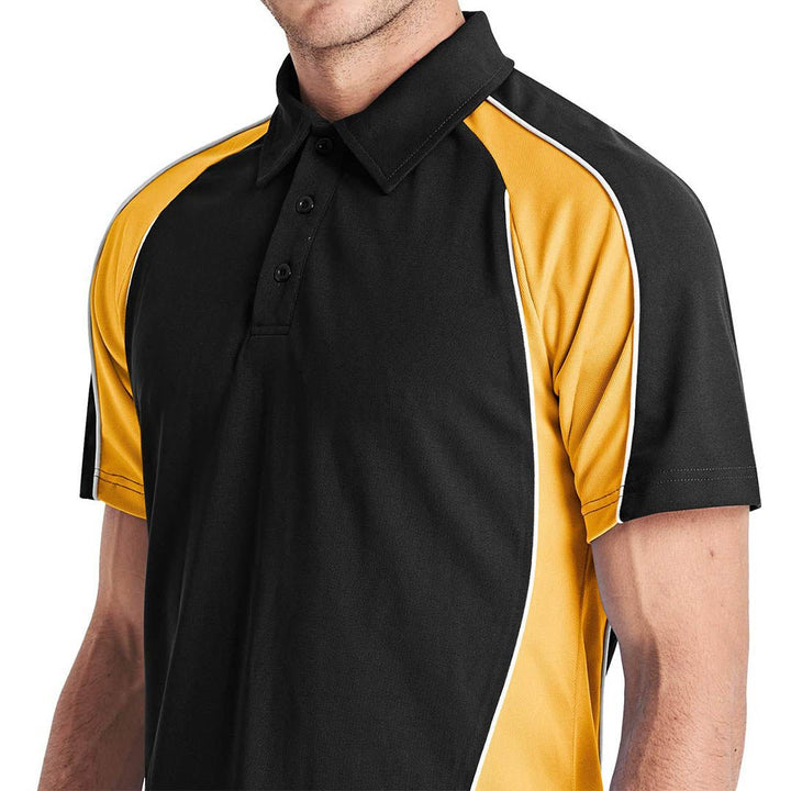 Men's Golf Polo Shirts 3 Button Short Sleeve - Men's Flash Sale