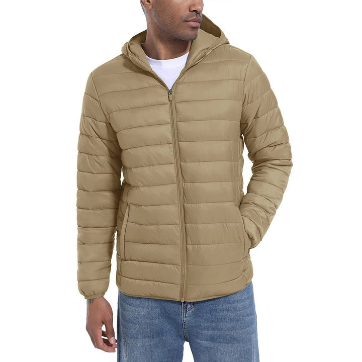 Men's Hooded Puffer Water - Repellent Down Alternative Jacket - Men's Jackets