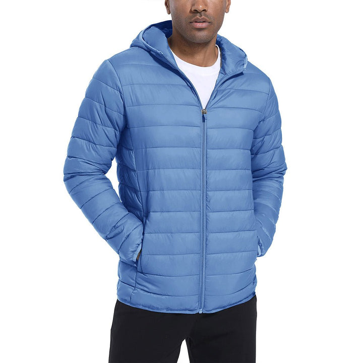 Men's Hooded Puffer Water - Repellent Down Alternative Jacket - Men's Jackets