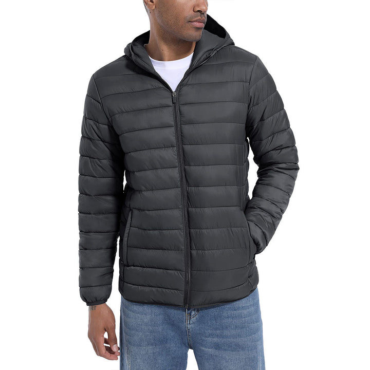 Men's Hooded Puffer Water - Repellent Down Alternative Jacket - Men's Jackets