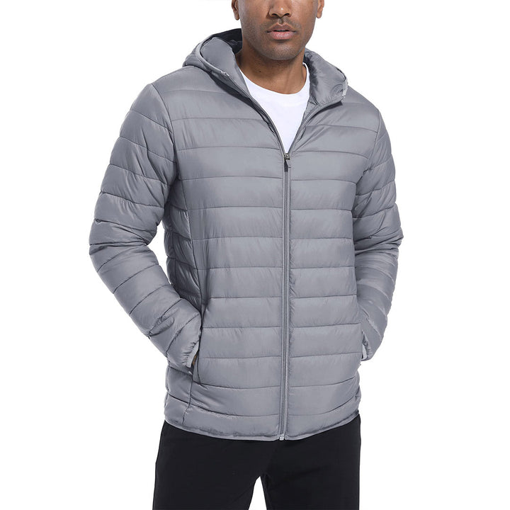 Men's Hooded Puffer Water - Repellent Down Alternative Jacket - Men's Jackets