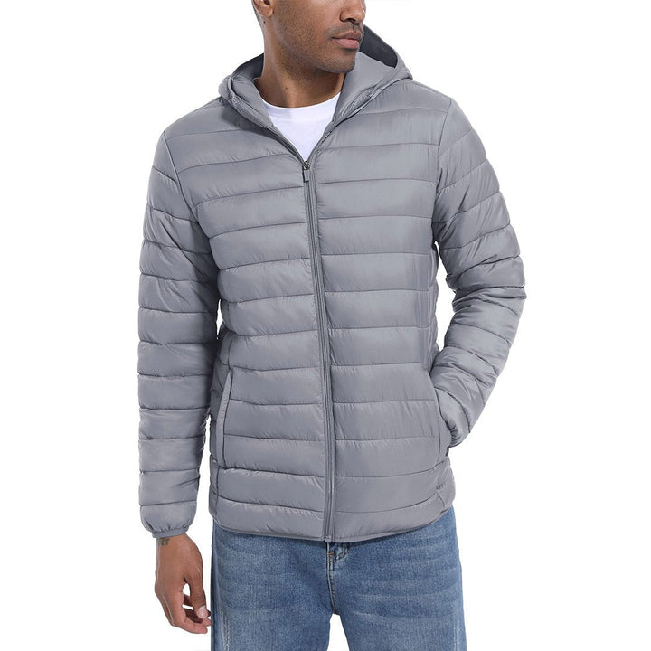 Men's Hooded Puffer Water - Repellent Down Alternative Jacket - Men's Jackets