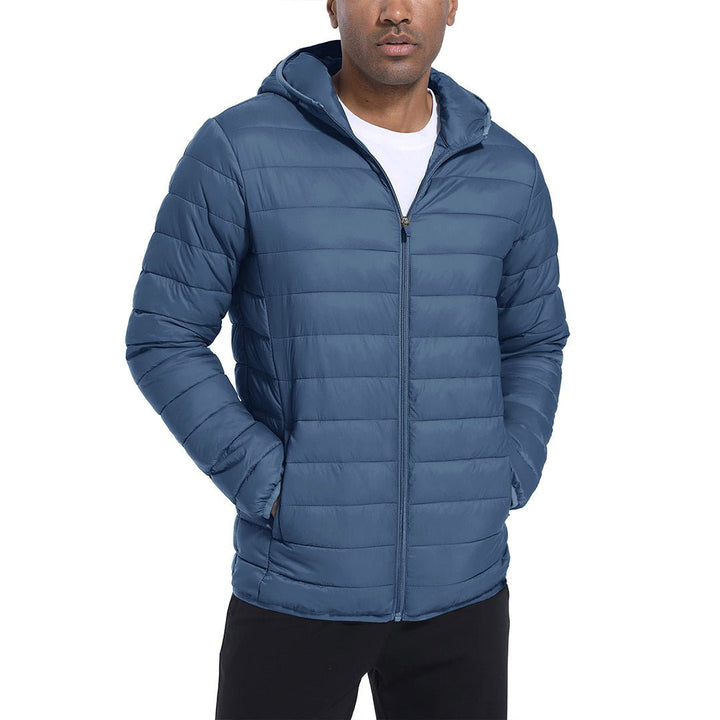 Men's Hooded Puffer Water - Repellent Down Alternative Jacket - Men's Jackets