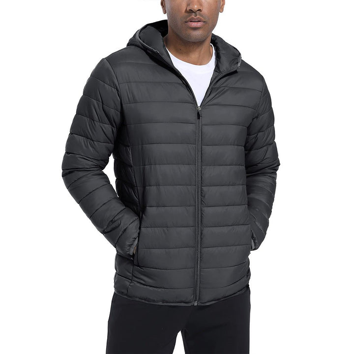 Men's Hooded Puffer Water - Repellent Down Alternative Jacket - Men's Jackets