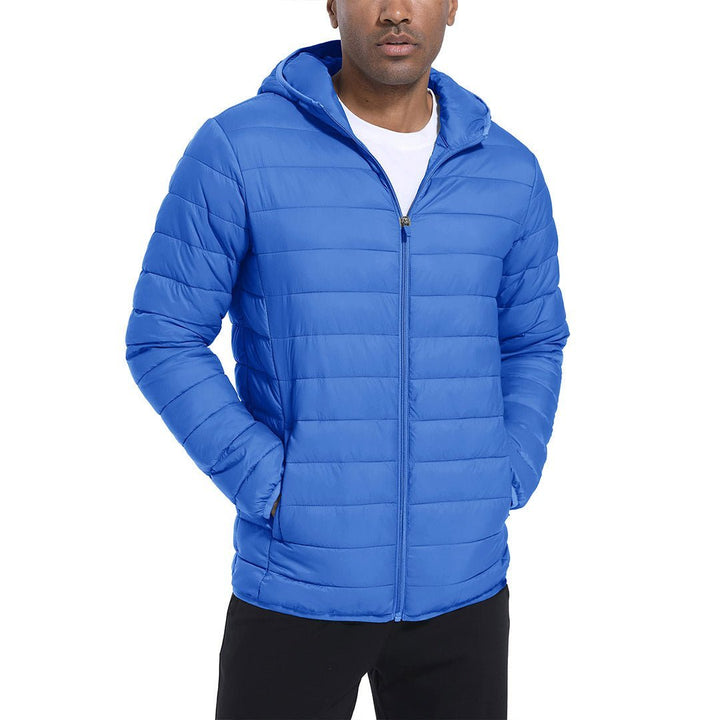 Men's Hooded Puffer Water - Repellent Down Alternative Jacket - Men's Jackets