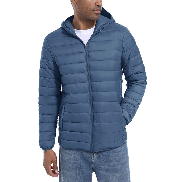 Men's Hooded Puffer Water - Repellent Down Alternative Jacket - Men's Jackets