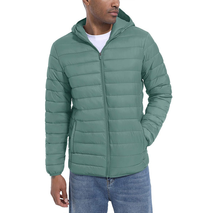 Men's Hooded Puffer Water - Repellent Down Alternative Jacket - Men's Jackets