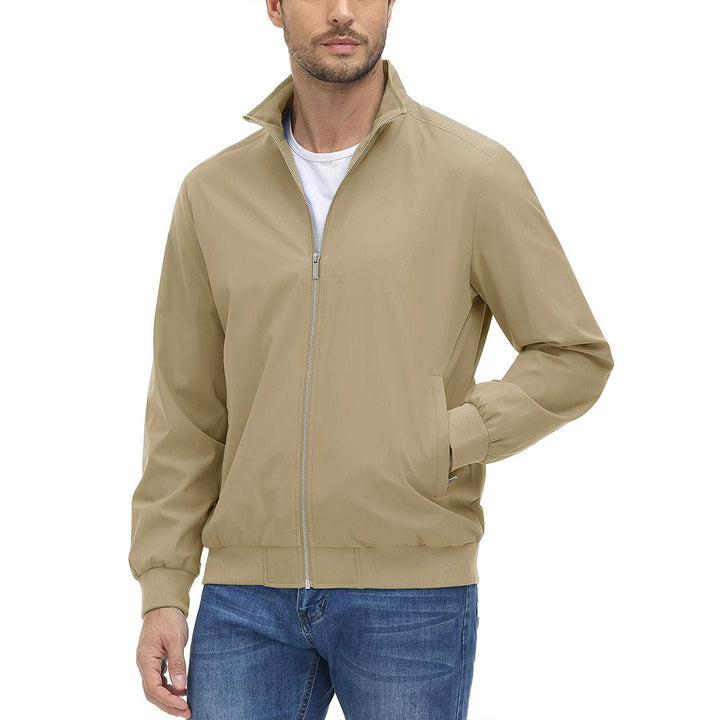 Men's Lightweight Casual Bomber Jacket - Men's Jackets