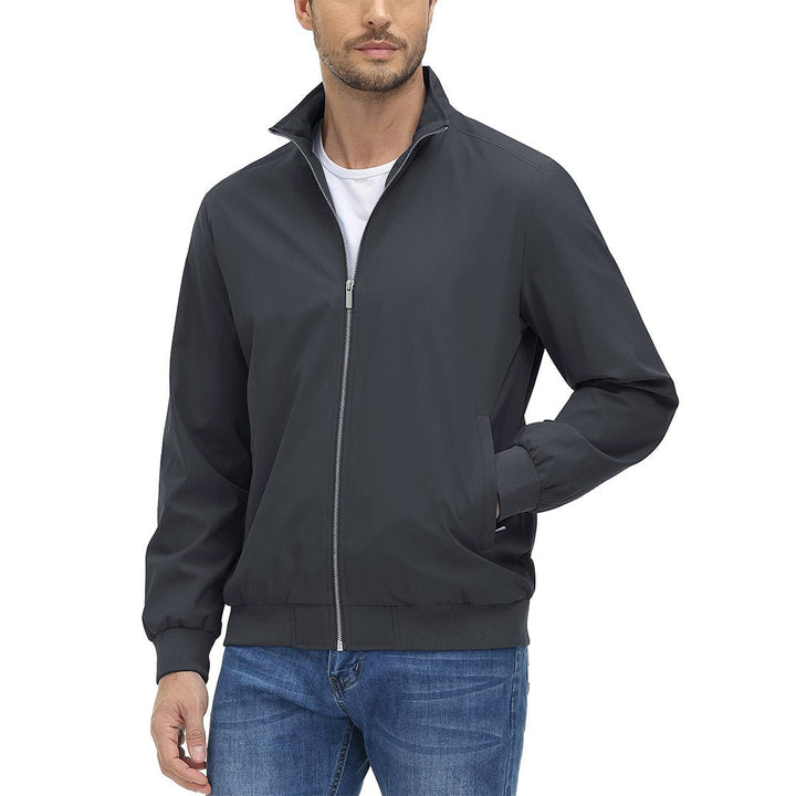 Men's Lightweight Casual Bomber Jacket - Men's Jackets