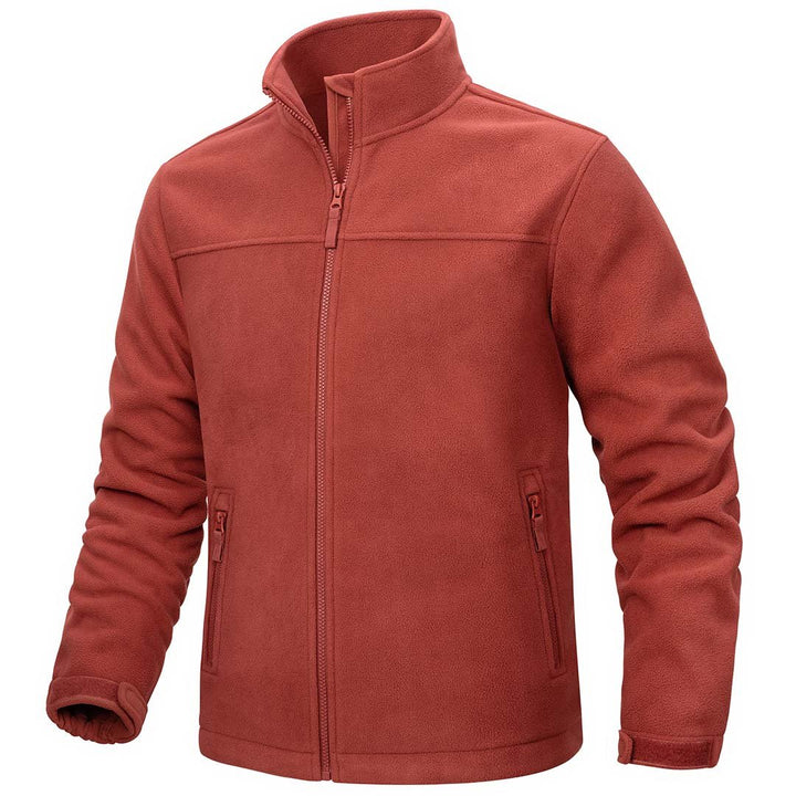 Men's Lightweight Full Zip Casual Fleece Jacket - Men's Jackets