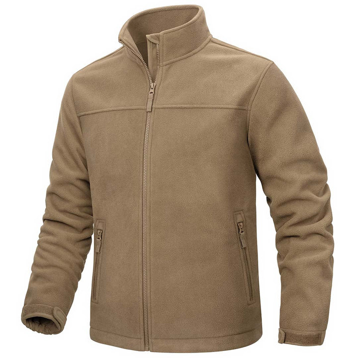 Men's Lightweight Full Zip Casual Fleece Jacket - Men's Jackets