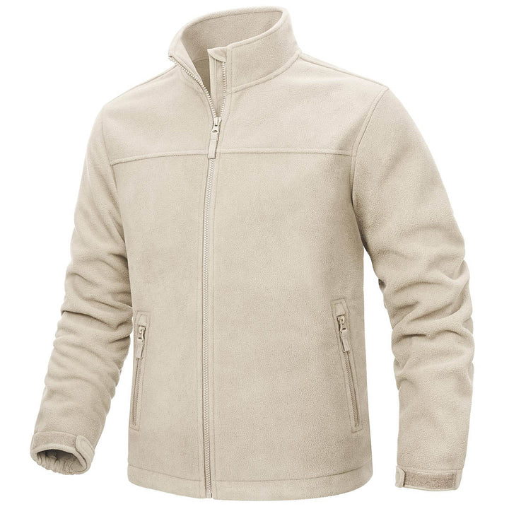 Men's Lightweight Full Zip Casual Fleece Jacket - Men's Jackets