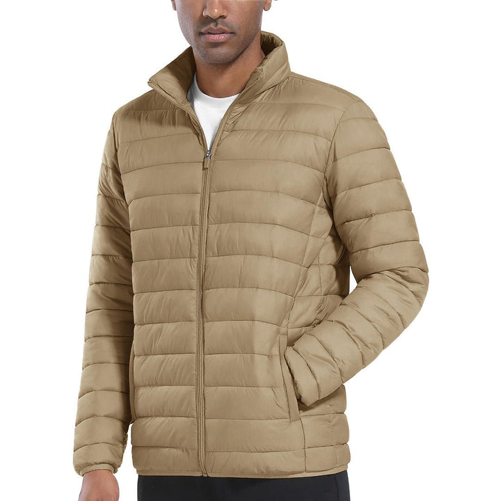 Men's Lightweight Packable Puffer Down Alternative Jacket - Men's Coats