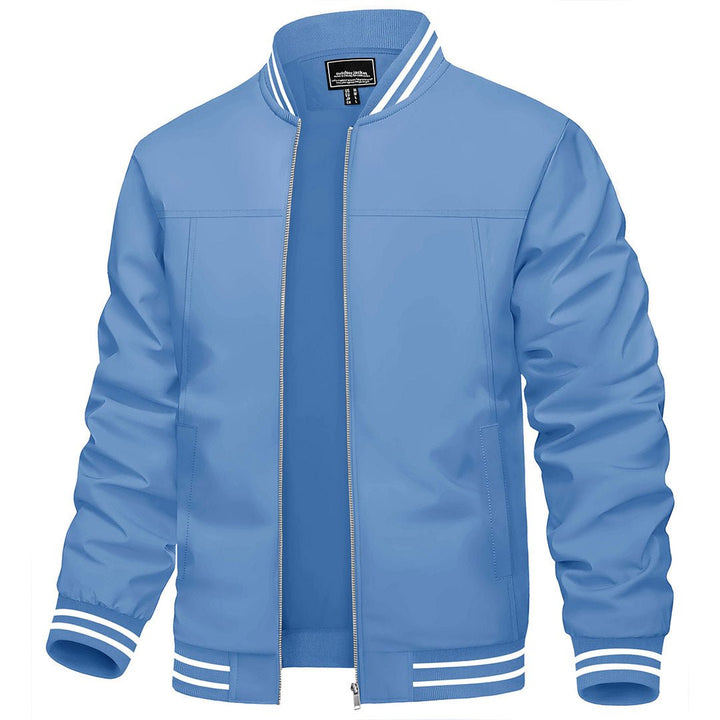 Men's Lightweight Windbreaker Full-Zip Bomber Jackets - Men's Jackets