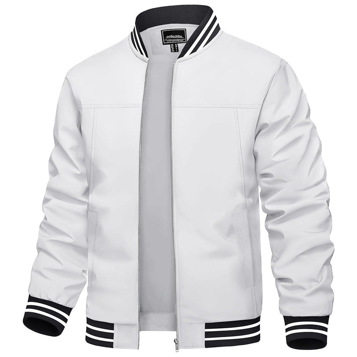 Men's Lightweight Windbreaker Full-Zip Bomber Jackets - Men's Jackets