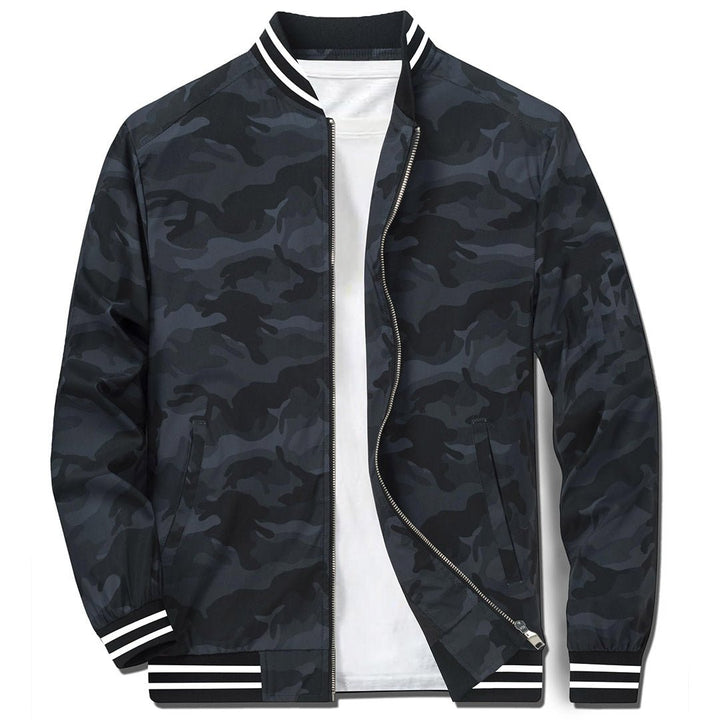 Men's Lightweight Windbreaker Full-Zip Bomber Jackets - Men's Jackets