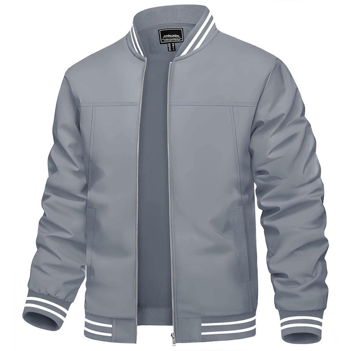 Men's Lightweight Windbreaker Full-Zip Bomber Jackets - Men's Jackets