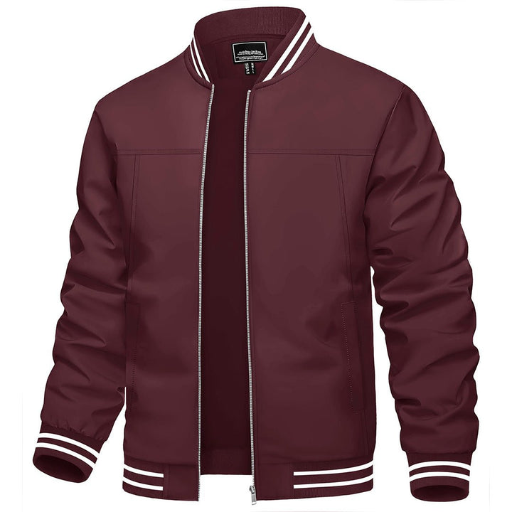 Men's Lightweight Windbreaker Full-Zip Bomber Jackets - Men's Jackets