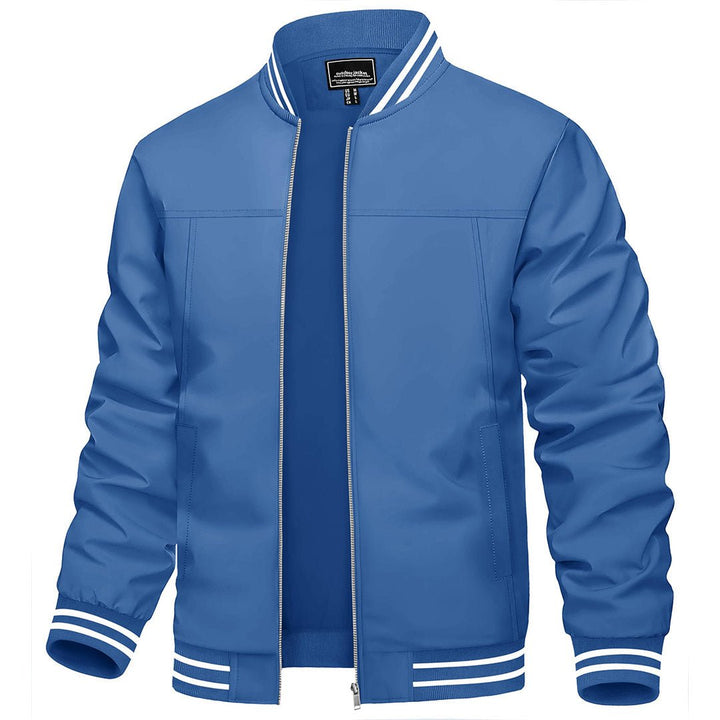 Men's Lightweight Windbreaker Full-Zip Bomber Jackets - Men's Jackets