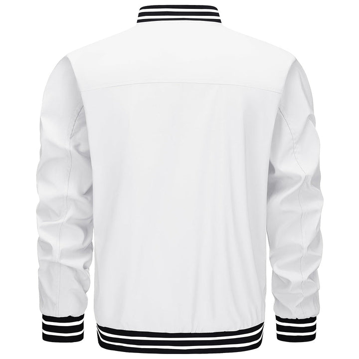 Men's Lightweight Windbreaker Full-Zip Bomber Jackets - Men's Jackets