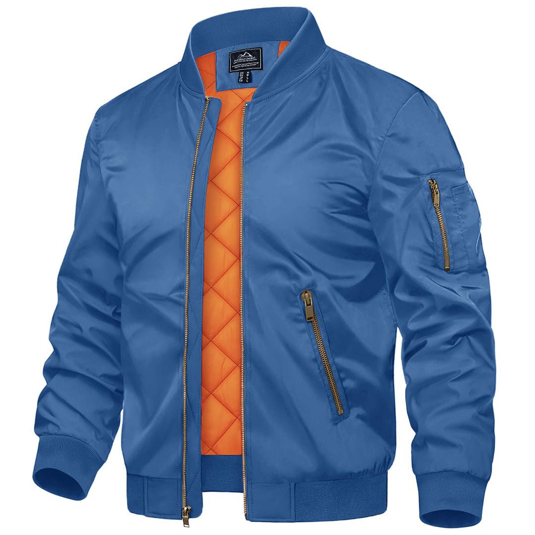 Bomber jacket hot sale orange lining