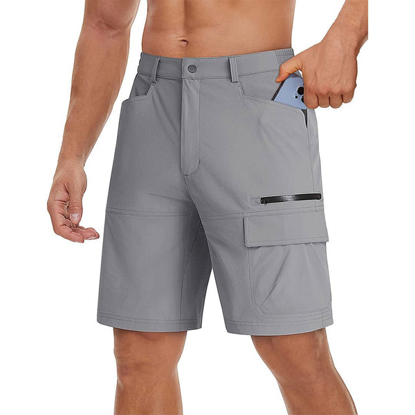 Men's Running Shorts Drawstring Capri Pants - TACVASEN